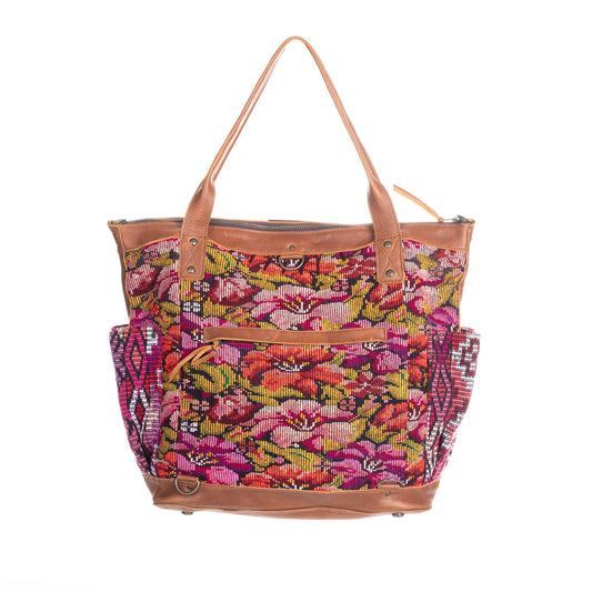 THE PERFECT BAG FULL CORTE POCKETS - CAFE LEATHER - ONE OF A KIND NO. 85568