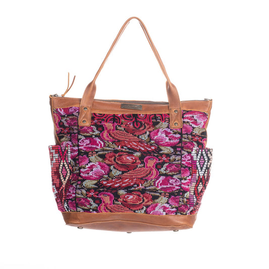 THE PERFECT BAG FULL CORTE POCKETS - CAFE LEATHER - ONE OF A KIND NO. 85572