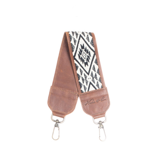 SHOULDER STRAP - H&S WOMANHOOD - CREAM & BLACK - CAFE