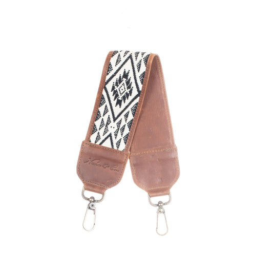 SHOULDER STRAP - H&S WOMANHOOD - CREAM & BLACK - CAFE