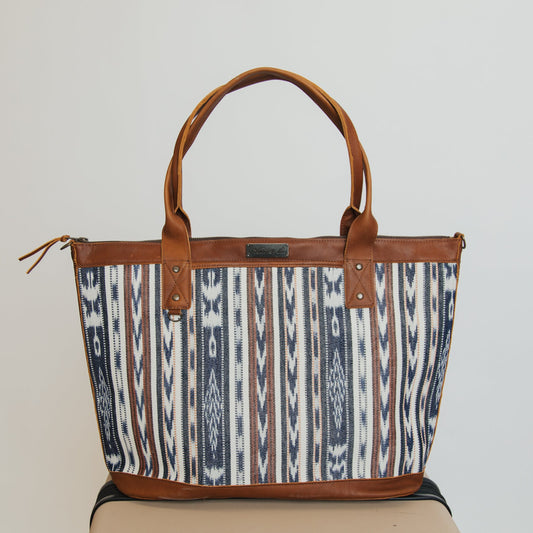 THE PERFECT OVERNIGHTER - ARTISAN COLLECTION - SANTORINI - CAFE LEATHER
