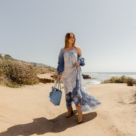 THE PERFECT SONIA - FULL LEATHER - SKY BLUE