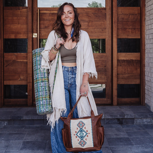 SIMPLY SADIE JANE x NENA COLLABORATION - YOGA MAT BAG - ARTISAN COLLECTION - CORTE STYLE 1-8