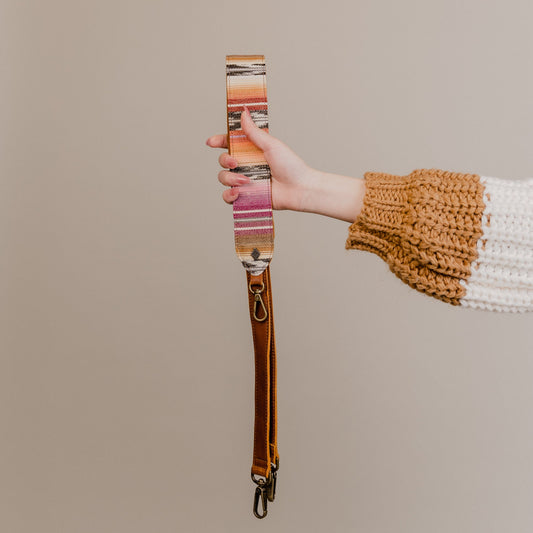 UTILITY STRAP 47" - ARTISAN COLLECTION - AMORA - CAFE LEATHER