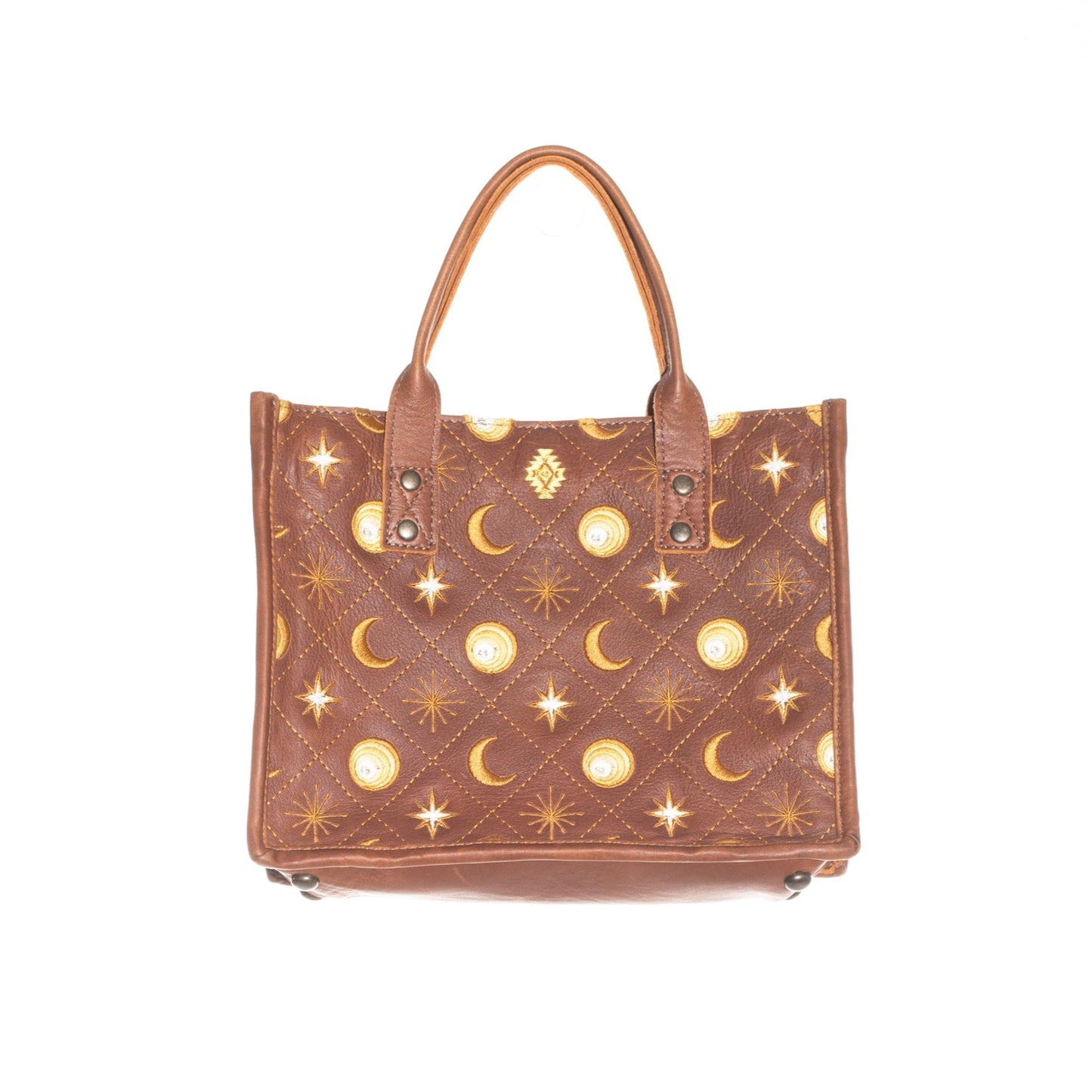 ALI'S STASH - MEDIUM PERFECT TRAVEL TOTE - CONSTELLATIONS - CAFE - NO. A-10073