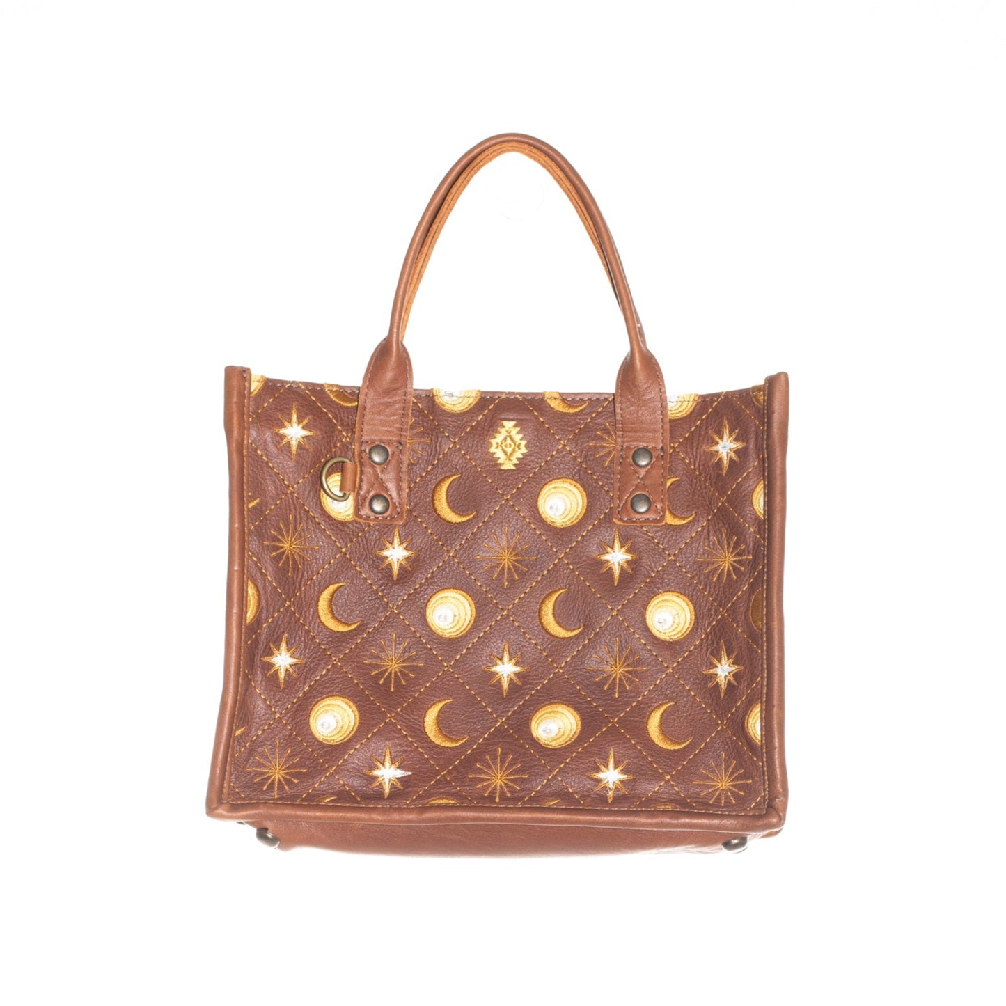 ALI'S STASH - MEDIUM PERFECT TRAVEL TOTE - CONSTELLATIONS - CAFE - NO. A-10073