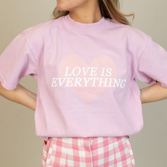 NENA & CO. APPAREL - LOVE IS EVERYTHING T-SHIRT  - BLUSH