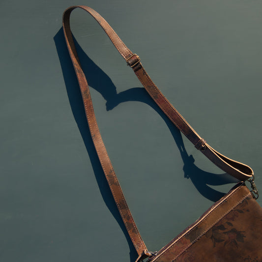 VIVI ADJUSTABLE BAG STRAP - FULL LEATHER COLLECTION - CAFE LEATHER – Nena &  Co.