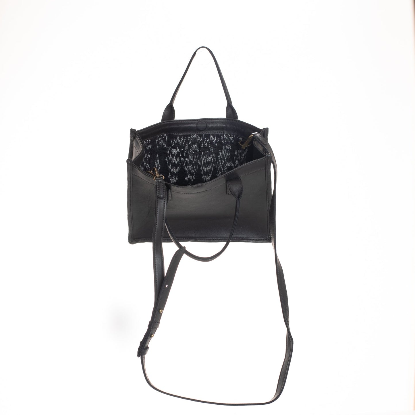 ALI'S STASH - MEDIUM PERFECT TRAVEL TOTE - BLACK - NO. A-10076