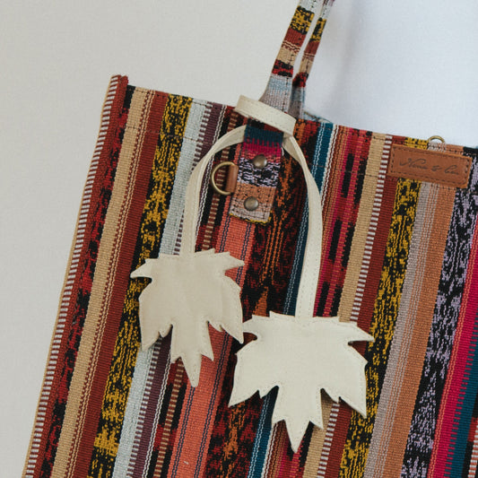 MAPLE LEAF TASSEL - ACCESSORIES COLLECTION - BONE