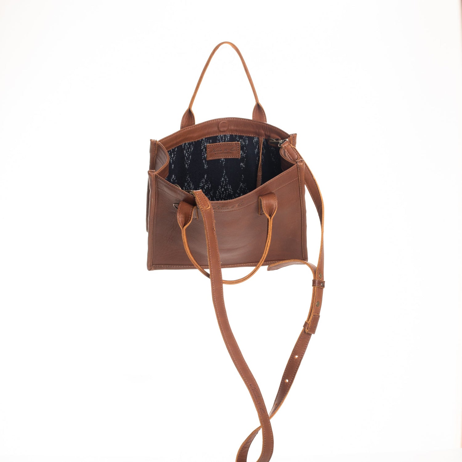 Huipil Luna Fringe Bag purse cross body suede tan