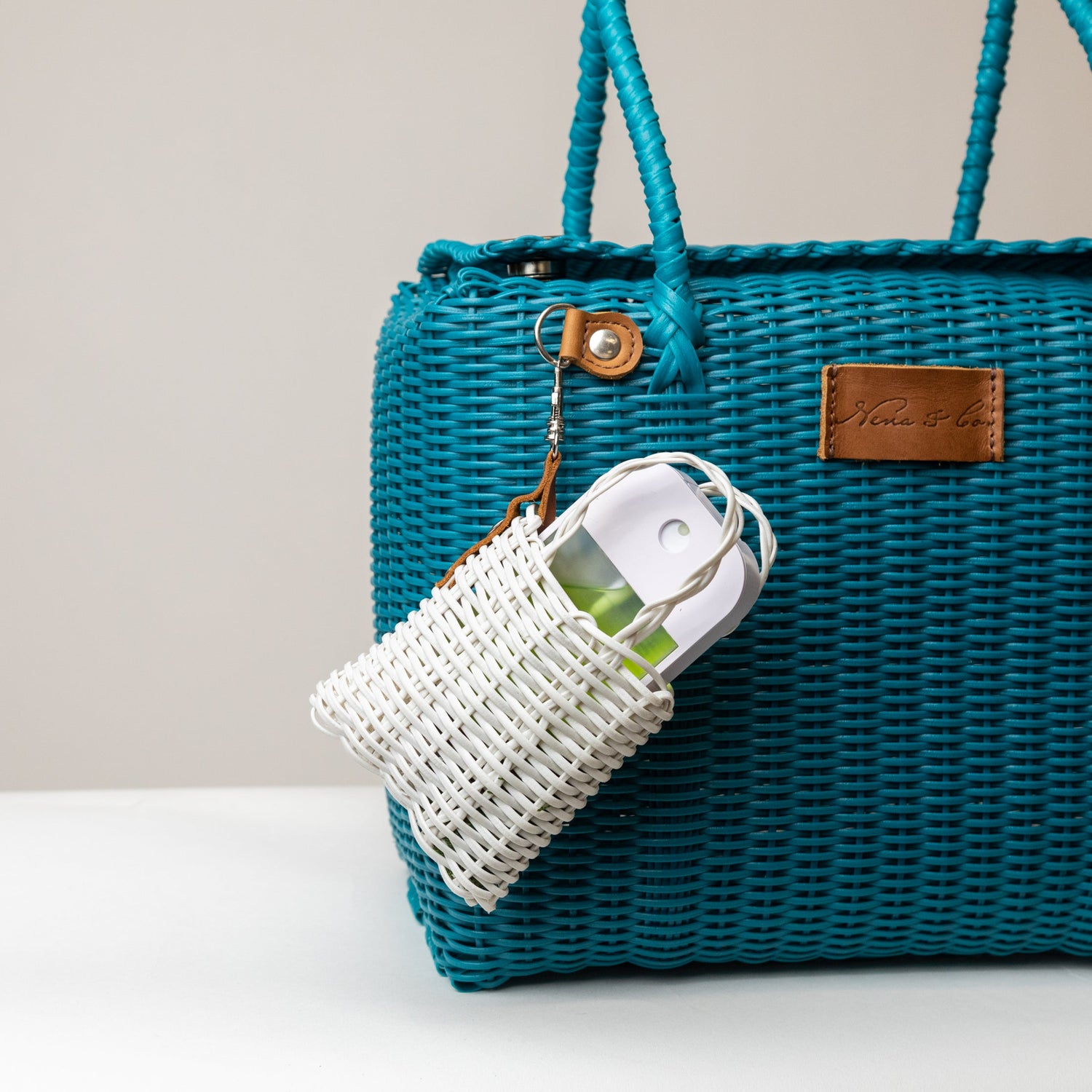 WOVEN UPCYCLED MINI BAG CHARM - ZERO WASTE COLLECTION - ASSORTED