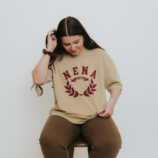 NENA & CO. APPAREL - EST. 2013 T-SHIRT - ECRU