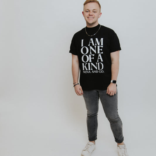 NENA & CO. APPAREL - I AM ONE OF A KIND T-SHIRT - BLACK